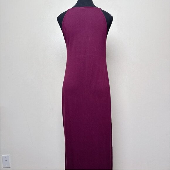 Asos Womens 8 Halter Neck Maxi Slit Hem Dress - Picture 2 of 15